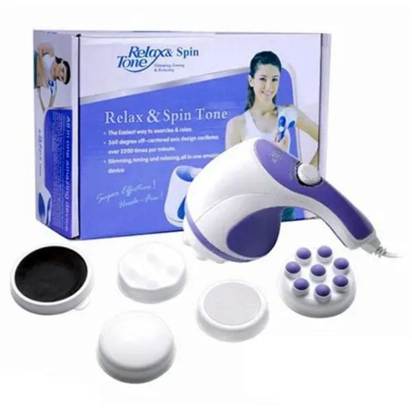 4 In 1 Relax & Spin Tone Vibration Electric Body Massager